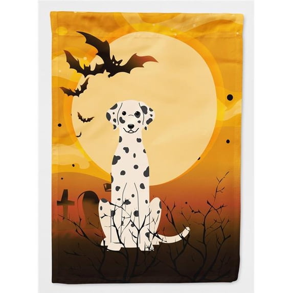 Halloween Dalmatian Flag Canvas House Size