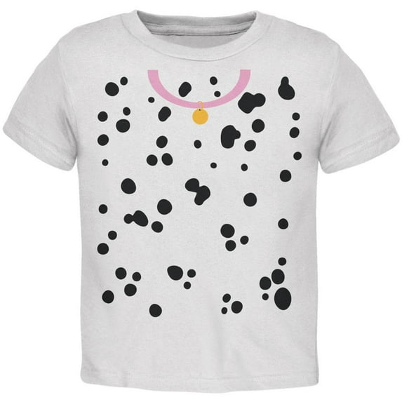 Halloween Dalmatian Puppy Costume Toddler T Shirt White 5T