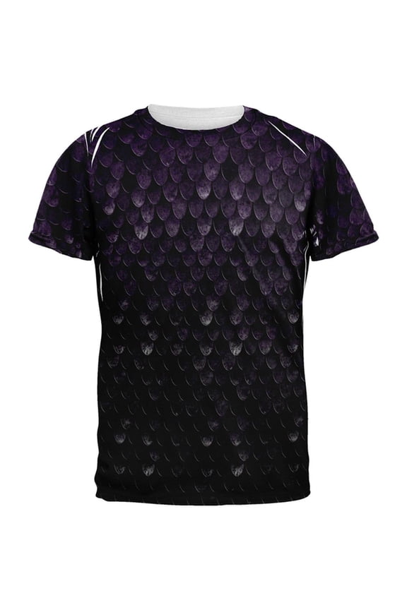 Halloween Dark Elf Shadow Scale Armor All Over Mens T Shirt Multi SM