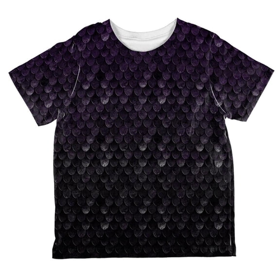 Halloween Dark Elf Shadow Scale Armor All Over Toddler T Shirt Multi 6T