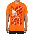 thumbnail image 1 of Halloween Day Dab of the Dead Skeleton Mens T Shirt Mandarin Orange 2XL, 1 of 1