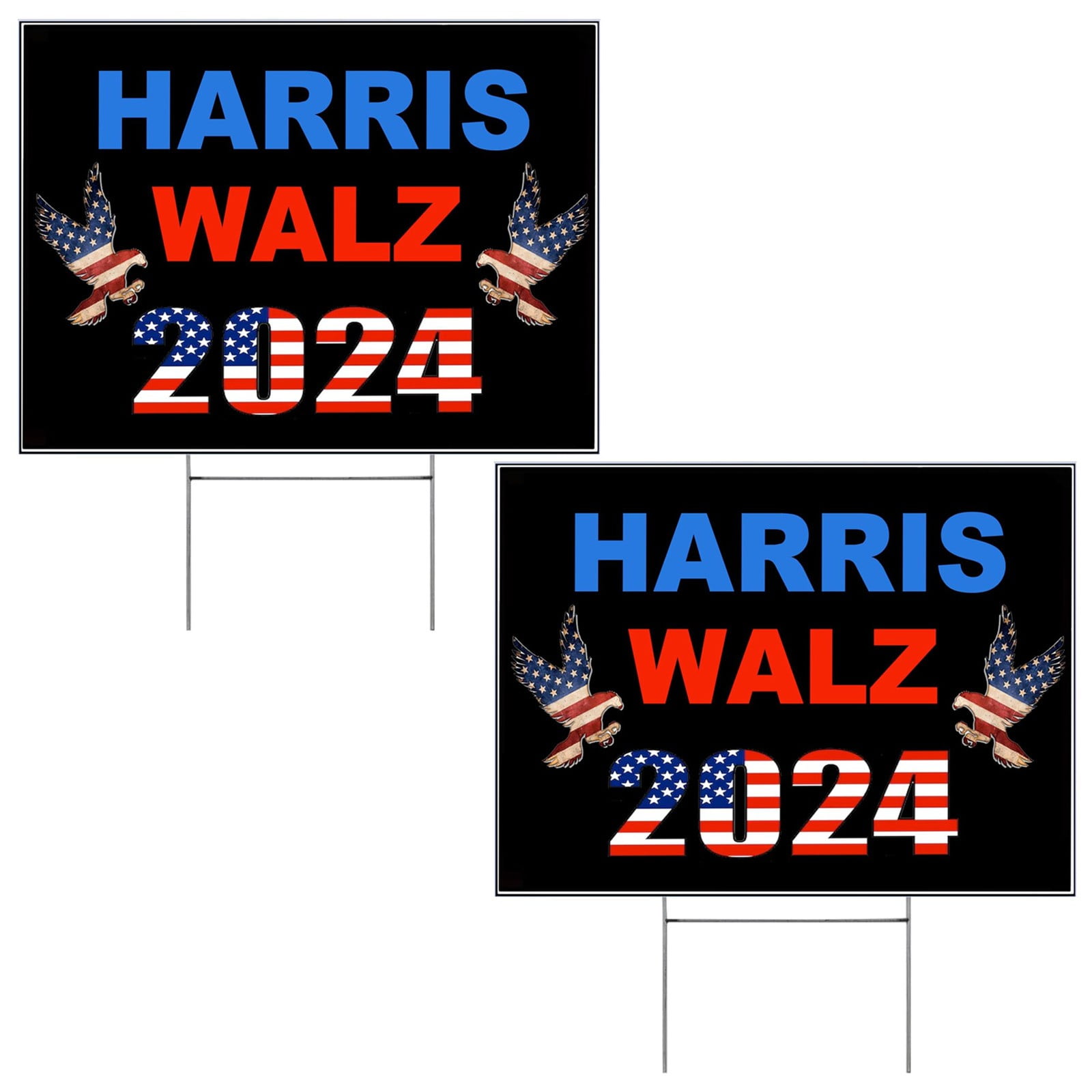 Halloween Deals 2024!2 Packs Card Slot,Veterans For 2024 Yard Sign 18