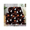 thumbnail image 1 of Halloween Decor Blanket: Soft, Primitive, Retro & Cute Design, All-Season Lightweight Warm Throw for Sofa, Bed, Camping, Travel, Gift, 1 of 13