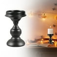 thumbnail image 1 of Halloween Decor - Candles and Candle Holders - Candle Holder - Halloween Candlestick American Retro Black Candlestick Aromatherapy Column Candle Stand Decoration Crafts Shooting Props, 1 of 9