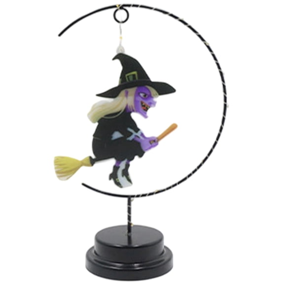 Halloween Decor Event & Party Halloween Flying Witch Shape Lamp - LED Copper Wire Decorative Lighting for Festive Celebrations and Home