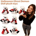 thumbnail image 1 of Halloween Decor, Halloween Ghost Decorations, Party Favors Kids, Halloween Plush for Student, Funny Ghost Toys, 5X3 Inch Durable Soft Stuffed Ghost Plush with Vampire Cloak, Kids, 1 of 8