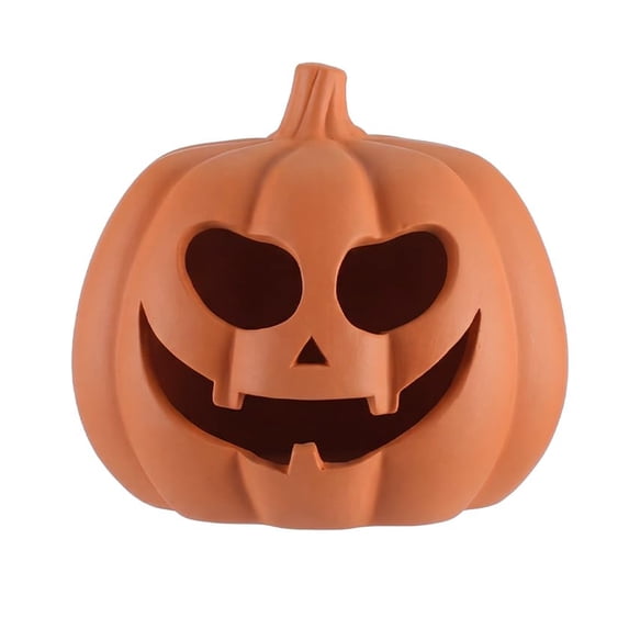 Halloween Decor Handmade Pumpkin Jack O' Lantern Vintage Autumn Farmhouse Table Decorations for Home Indoor Outdoor Porch Mantel
