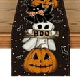 thumbnail image 1 of Halloween Decor - Household Antependium - Halloween Bat Pumpkin Ghost Decoration - Halloween Table Runner Bat Seasonal Fall Kitchen Dining Table Decoration for Home Party Decor, 1 of 8