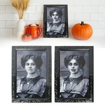 Halloween Decor - Household Pendant - Halloween Horror Picture Frame - Scary Halloween Decoration，Indoor Home Wall Decor 3D Changing Moving Picture Frame for Halloween House Decor