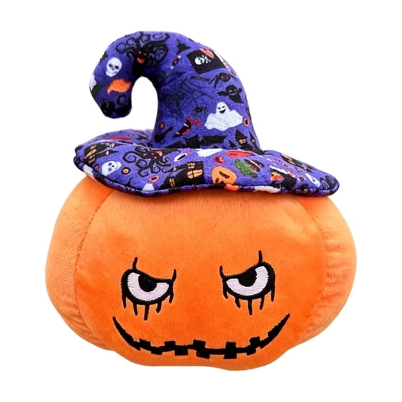 Halloween Decor Indoor Ghost Pumpkin Plush Toy Spooky Halloween Decorations Ghost Pumpkin Stuffed Animal Fall Decorations for Home Holiday Ornament