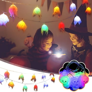 Halloween Decor! PRETXORVE Halloween Decoration 1.5m 10led String Skeleton