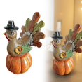 thumbnail image 1 of Halloween Decor - Plastic Decorative Ornaments - Halloween Turkey Pumpkin Resin Ornament - Postman Decoration Thanksgiving Pumpkin Turkey Decoration Figurine Large Yard Statue and Sculpture, 1 of 9
