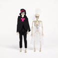 thumbnail image 1 of Halloween Decor, Skeleton Decor, Metal Halloween Yard Decorations, Outdoor Decorations for Yard, 60Cm 24 X 4 Inch Hanging Bride Skeleton, Lightweight Skeleton Ornament with White, 1 of 6
