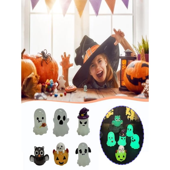 Halloween Decor Unique Pumpkin Figurine For Festive Home Office Decoration Cartoon Statue