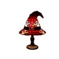 thumbnail image 1 of Halloween Decor Witch Hat Lamp, Ghost Table Lamp with Warm LED Glow, Stained Glass Witch Hat Lamp for Halloween Decor, Gothic Night Light for Bedroom, Desk, Bar & Party, 1 of 5