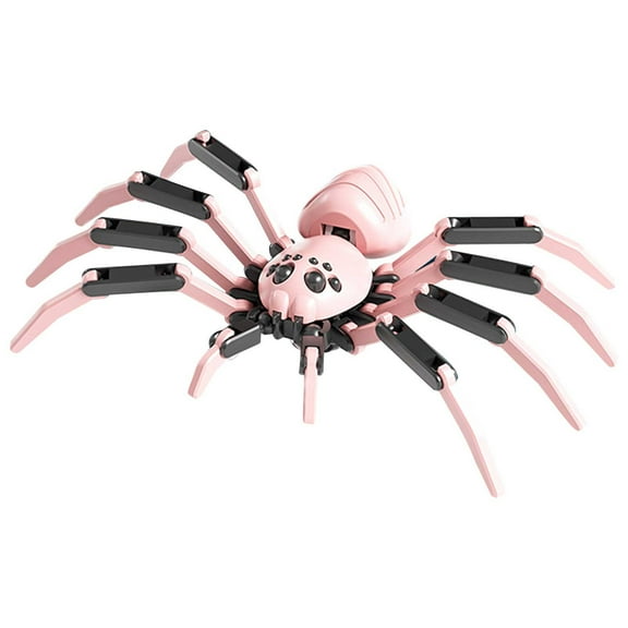 Halloween Decoration 3D Movable Joint Spider Model DIY Kit, Poseable Realistic Arachnid for Simulation Prank, Halloween Prop Decor Jointed Legs Model