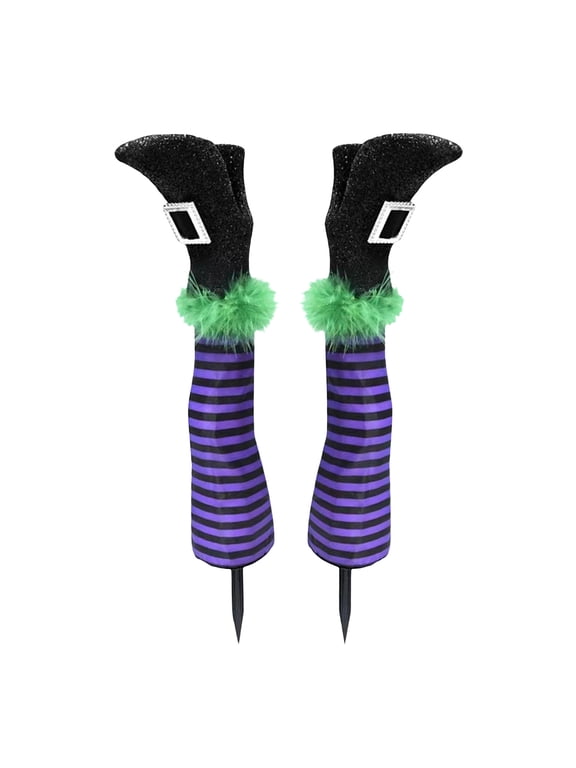 Halloween Decoration Artificial Legs Witch Legs Garden Decoration