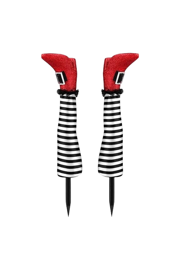 Halloween Decoration Artificial Legs Witch Legs Garden Decoration