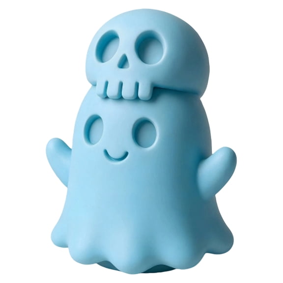 Halloween Decoration Indoor Ghost Ornament, Vintage Horror Tabletop Decor Shelf Accent for Home Display, 3.15 x 3.15 x 2.76 in