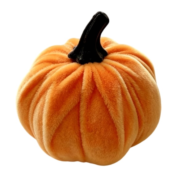 Halloween Decoration Indoor Outdoor Clearance Under $5.00! Thanksgiving Fall Decorations for Home, Simulated Pumpkin Velvet Fabric Pumpkin Halloween Thanksgiving Pumpkin Cabinet