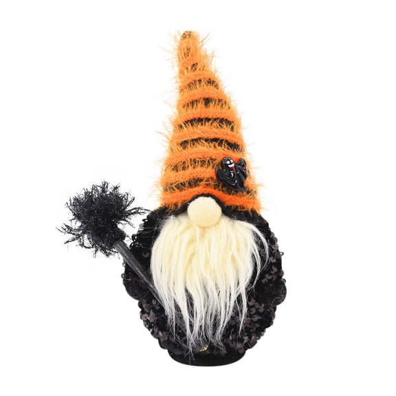 Halloween Decoration Kezqiaxn Halloween Gnome Decorations Bedroom Living Room Desktop Decoration Standing Post Doll Ornaments Present with Lights