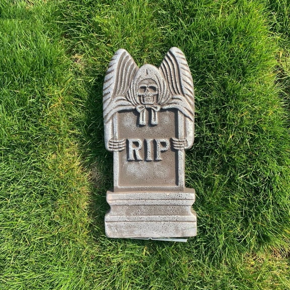 Halloween Decoration Outdoor Yard Tombstone: Foam RIP Graveyard Headstones - Graves Scary Gravestones Vintage Yard Signs Lawn Cemetery Decor Outside