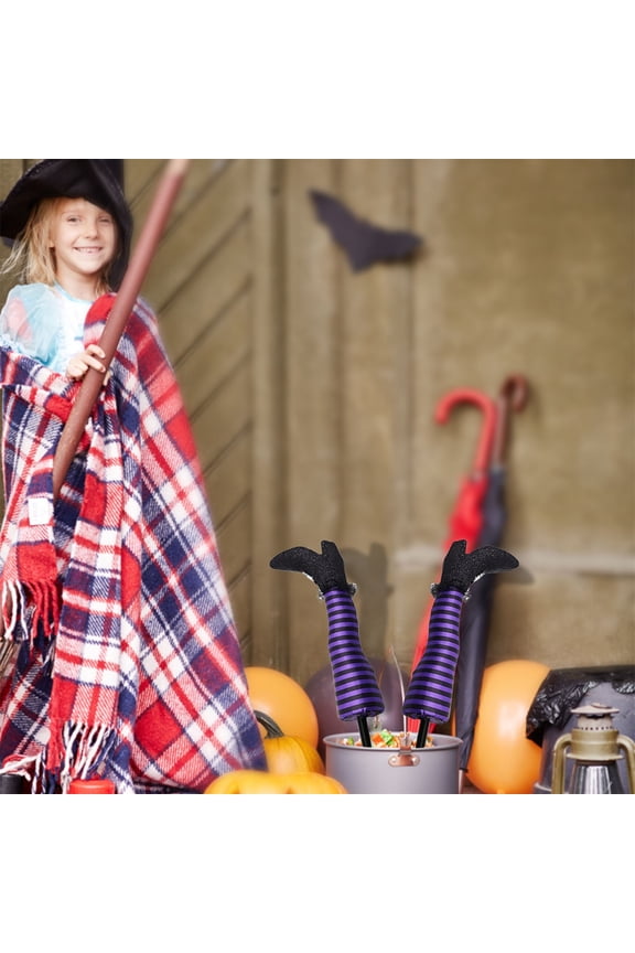 Halloween Decoration Prosthetic Witch Leg Garden Decoration