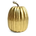 thumbnail image 1 of Halloween Decoration Pumpkin, Artificial Pumpkin Farmhouse Country Style Autumn Thanksgiving Dining Table Central Decoration Kitchen Decoration Golden, 1 of 7