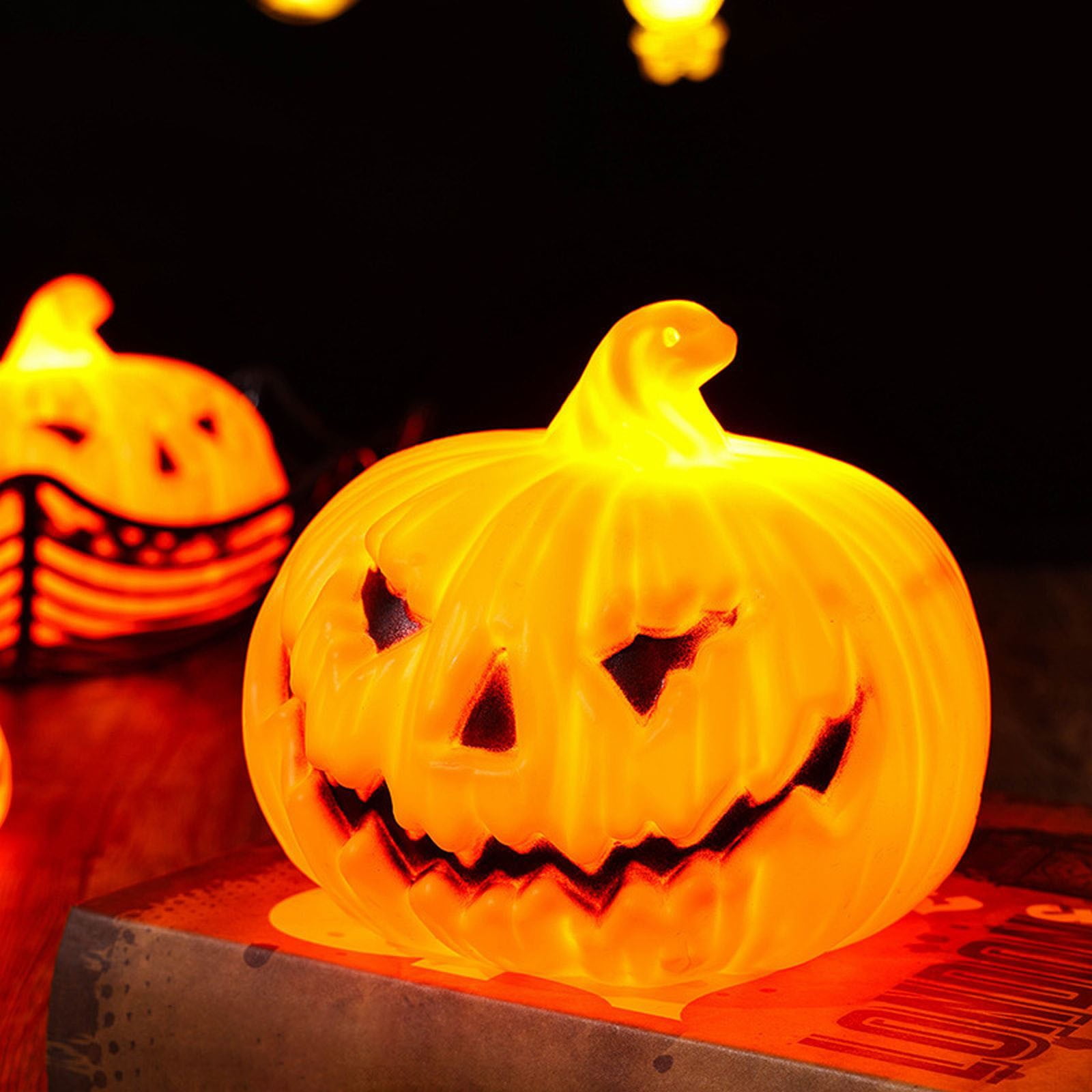 Halloween Decoration Pumpkin Party Atmosphere Decoration LED Pumpkin