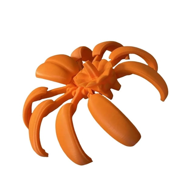 Halloween Decoration Pumpkin Spiders Transform Figurine Nontoxic Plastic Craft For Table Shelf Outdoor Indoor Decors Gift