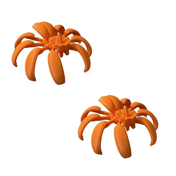 Halloween Decoration Pumpkin Spiders Transform Figurine Nontoxic Plastic Craft For Table Shelf Outdoor Indoor Decors Gift