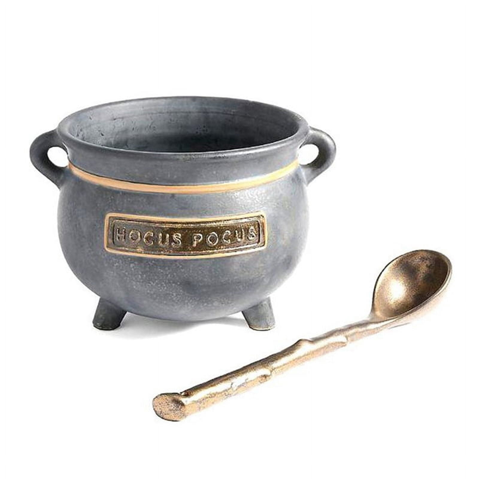 Halloween Decoration Witch Cauldron Resin Bowl Candy Bucket Halloween Indoor Outdoor Kitchen Decoration Resin As Shown,1set x Witches Cauldron