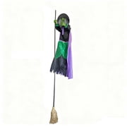 Halloween Decorations 10FT Outdoor Hovering Witch Animatronics Scary Decor Props for Home Outside Garden Yard Lawn Party Decoration