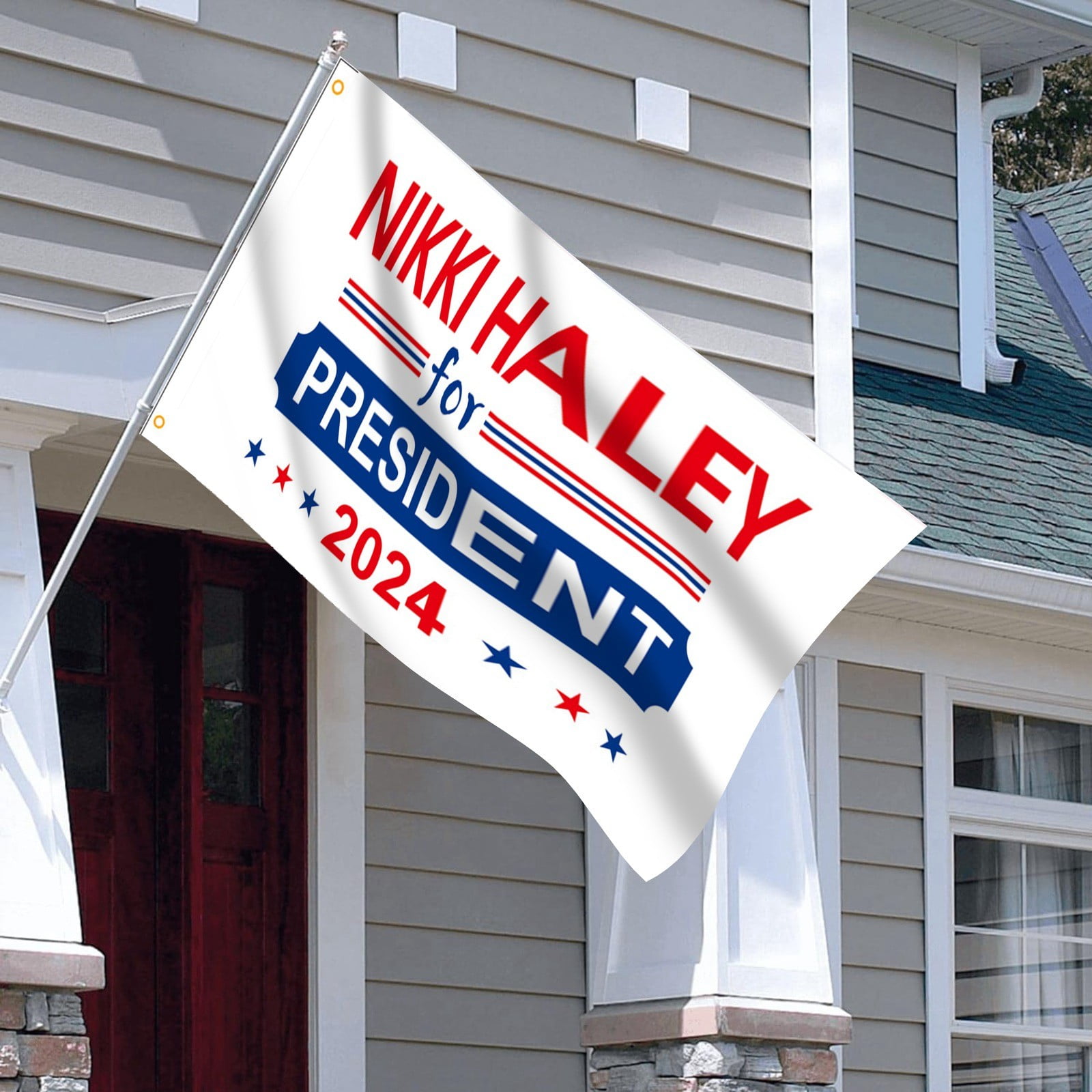Halloween Decorations 2024 Flag For USA President 2024 Campaign For