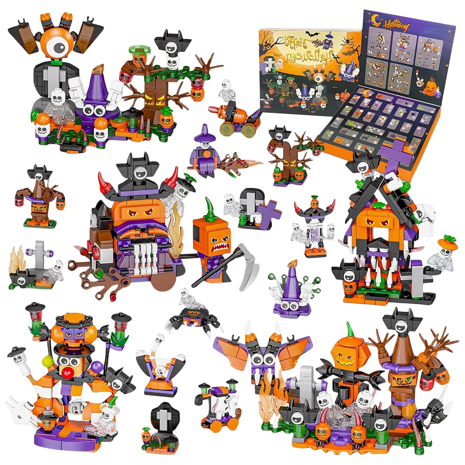 Halloween Decorations 2025 Classic Shows Advent Calendar 24 Days ...