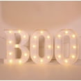 thumbnail image 1 of Halloween Decorations-3 LED Marquee Light up Letters "BOO" Sign Halloween Decor for Kitchen Tabletop Fireplace Mantel Party Indoor, 1 of 5