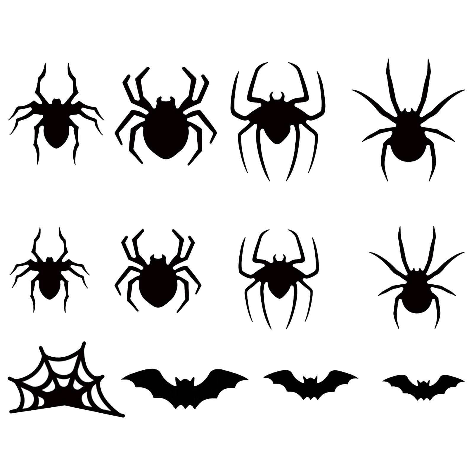Halloween Decorations 3D Bat Design LED Decoration Realistic 3D Bats ...