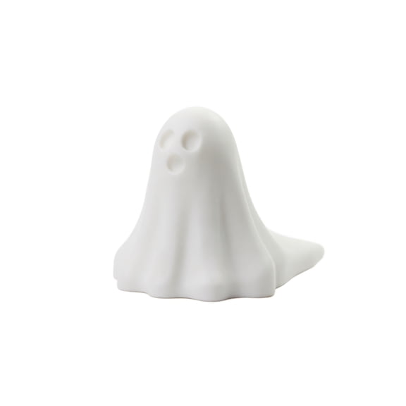 Halloween Decorations-4.60in 3D Printed Ghost Door Stop,Cute Spooky White Ghost Door Stopper,Halloween Decorative Door Holder for Home Entryway Fall Party Decor Halloween Party Supplies