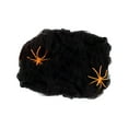 thumbnail image 1 of Halloween Decorations,400 sqft Spider Web Super Stretch Cobwebs with 2 Fake Spiders, Halloween Party Decorations Props for Indoor and Outdoor Decor,Halloween Prank Props Party Supplies(5PCS), 1 of 3