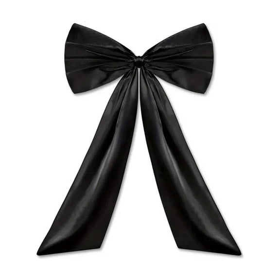 Halloween Decorations 42x 24 In Black Bow Wall Mantle Front Door Window Kitchen