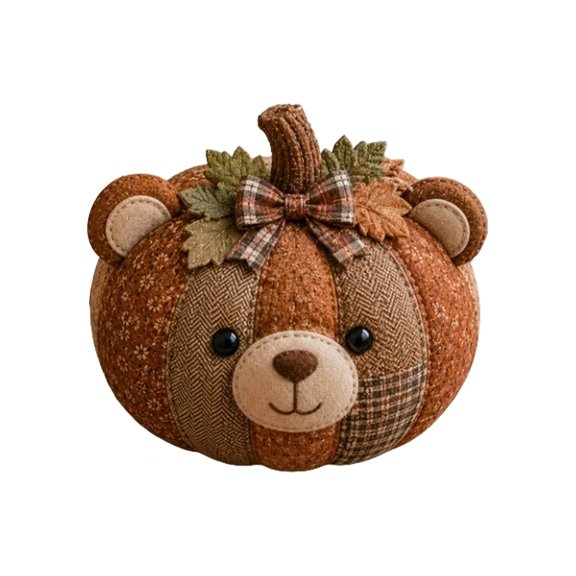 Halloween Decorations Animal Pumpkin Sewing DIY Knitting Craft for Beginners Handmade Toy Making with Step by Step Instructions