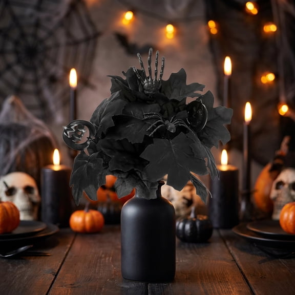 Halloween Decorations Artificial Black Spooky Branches for Vase Fillers, 13.78 Inch Plastic Scary Tree Twigs for Home Table Centerpiece and Gothic Haunted House Indoor Outdoor Party Decor