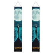 Halloween Decorations Banner - Nightmare Before Christmas Jack Skellington and Sally Banner Party Supplies Porch Sign CLASS OF Hanging Flags Banners