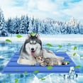thumbnail image 1 of Halloween Decorations 2026 New Dog Cooling Mat, Cooling Mat for Dogs & Cats, Pet Cool Pad for Indoor and Outdoor Use, Washable Portable Pets Cool Pad for Dogs (Light Blue, 20x16in), 1 of 6