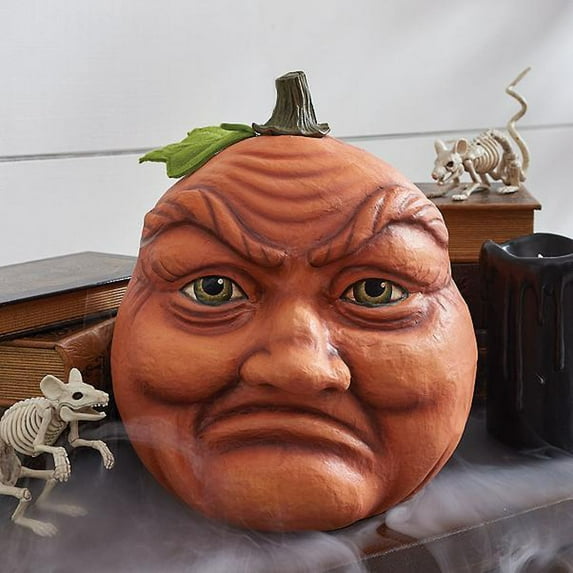 Halloween Decorations Clearance! Fall Home Decor, 7.41x7.02in Pumpkin Decor, Fall Table Porch Decor, Halloween Fall Thanksgiving Decorations for Home Yard Garden Indoor Outdoor Clearance