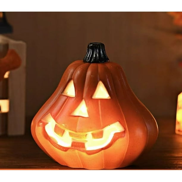 Halloween Decorations Clearance! Halloween LED Light Up Pumpkins Fall