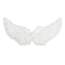 Halloween Decorations Clearance! PRETXORVE 2PC Halloween Angel Wing Real Feather Hand Made Angel Wing Cos Props