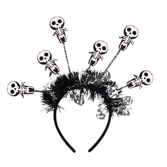 PRETXORVE Halloween Hair Bands Party Decoration Radial Headpieces