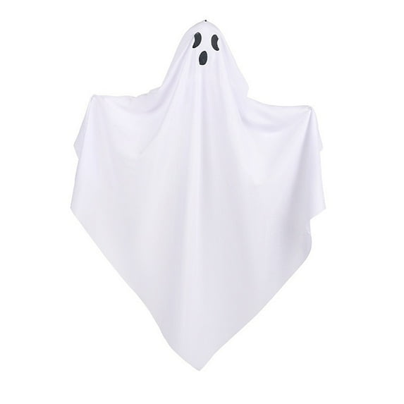 PRETXORVE Halloween Spooky Little White Spooky Ghosts Hang in a Ghostly to Decorate The Patio Porch Indoors and Outdoors