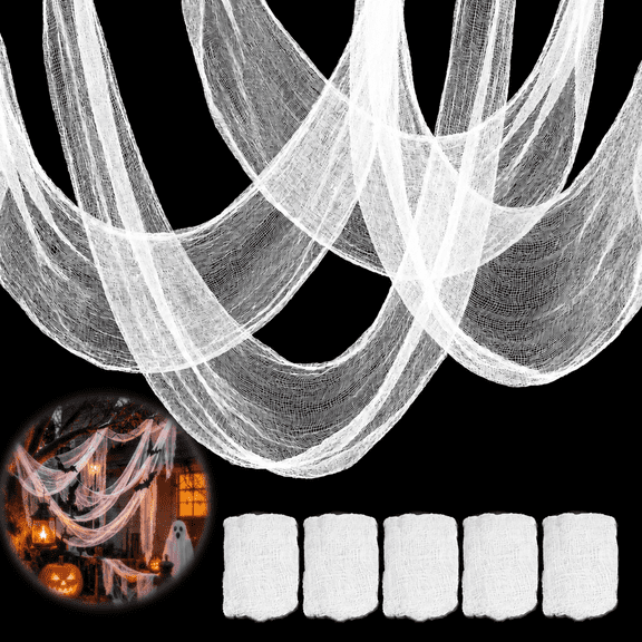 Halloween Decorations Creepy Cloth White 30 x 72inch for Haunted House Supplies Party Outdoor Indoor Haunted House Props